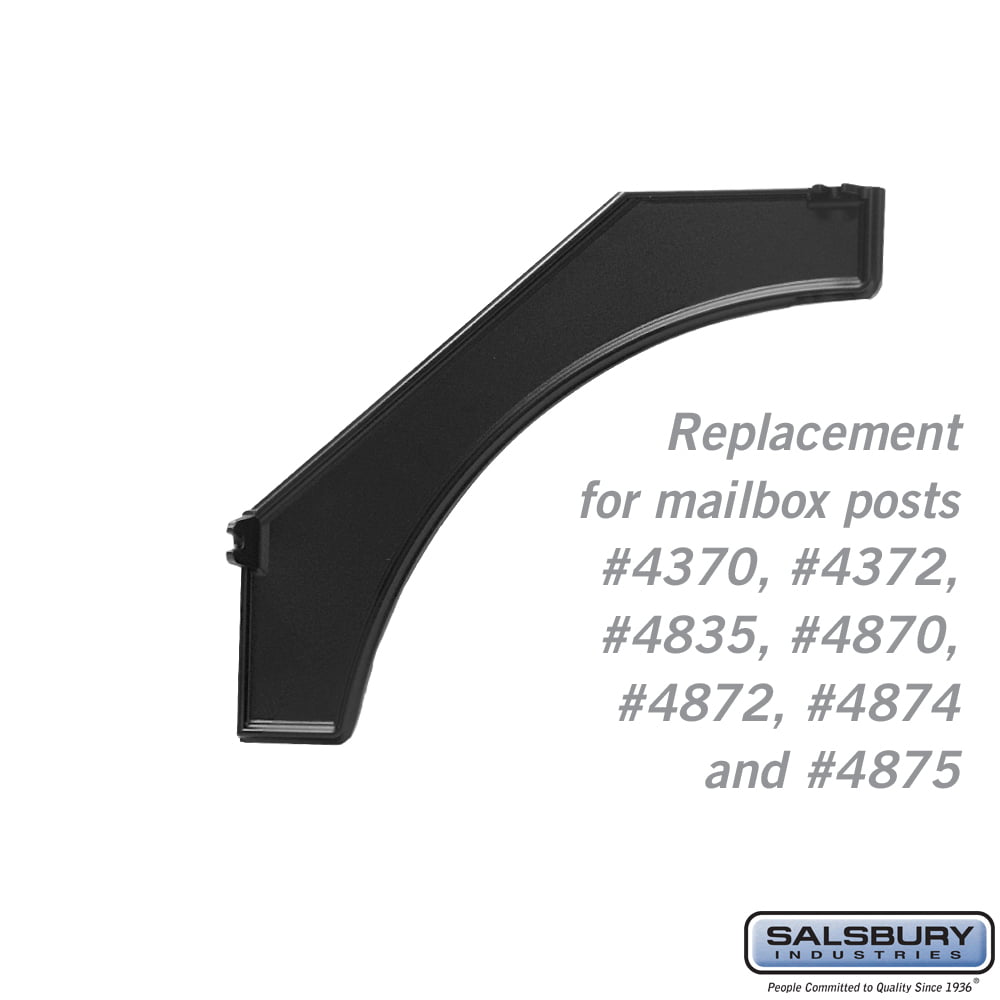 Arm Kit - Replacement for Decorative Mailbox Post - Designer - Black
