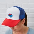 thumbnail image 5 of CafePress - Pepsi Blue - Adjustable Unisex Printed Trucker Hat with Mesh Back, 5 of 10