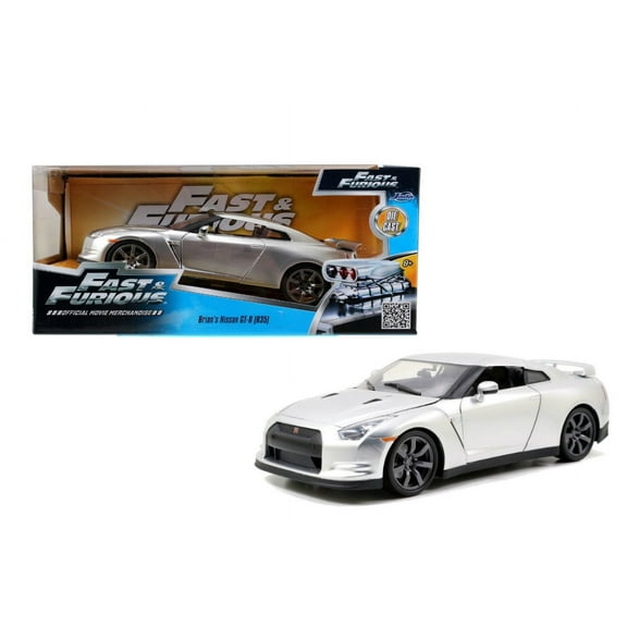 JADA 1:24 W/B FAST & FURIOUS - BRIAN'S 2009 NISSAN GT-R (R35) 97212