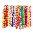 thumbnail image 3 of Collar de flores tropicales de Lei hawaiano perfecl colorido 36 piezas, 3 of 8