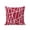 Red, variant on 1 Pack Outdoor Throw Pillow, Black Geometric Waterproof Pillow with Insert Included, Abstract Stripes Modern Simple Decorative Accent Cushion Sofa Pillows for Patio Porch, 16 x 16 In