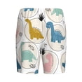 thumbnail image 4 of Picia Cute Dinosaurs Pajama Shorts for Men, Men's Pajama Bottoms, Sleepwear,Short Pajama Pants-4X-Large, 4 of 9