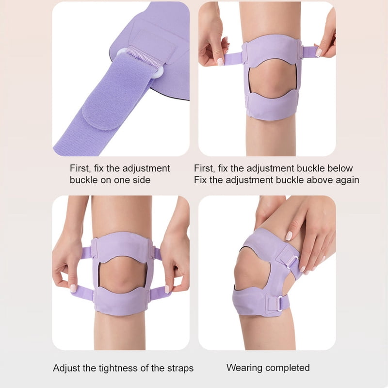 1pc Knee Brace for Men and Women, Patella Tendon Knee Strap with Gel Pad and Side Stabilizers, Adjustable Leg Band for Knee Pain