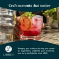 thumbnail image 6 of Libbey Newton Double Old Fashioned Glasses Set of 6, Sleek, Stackable Short Drinking Glasses, Lowball Cocktail Glasses for Anniversaries, Holidays, 6 of 6