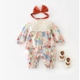 thumbnail image 4 of Baby Boys Girls Jumpsuit Hoodie Romper Boys Girls Cute Fashion Pullover Knite Jumpsuit Children's Clothing Z0M-Red, 3-6 Months, 4 of 8