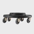thumbnail image 3 of Trash Can Dolly – Fits 20, 32, 44, 55 Gallon Containers, Round Roller Base with 4 Lockable Wheels, 500lbs Capacity, Heavy Duty Barrel Dolly, Multi-Functional Rolling Cart, 3 of 5