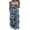 Blue plaid, variant on Overalls for Women Loose Wide Leg Jumpsuits Casual One Piece Boho Outfits Baggy Jumpers Sleeveless Summer Rompers Blue Boho Print