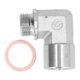 thumbnail image 3 of Risegun Adaptador de Rosca de 90°, 1 Pieza Codo Racor de latón Junta de extensión de Sensor en ángulo Enchufe de Conector Universal, 3 of 8
