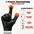 thumbnail image 2 of Milwaukee Leather MG7516 Men's Black Leather ’I - Touchscreen Compatible’ Gel Palm Motorcycle Hand Gloves W/ Flex Knuckles Large, 2 of 9