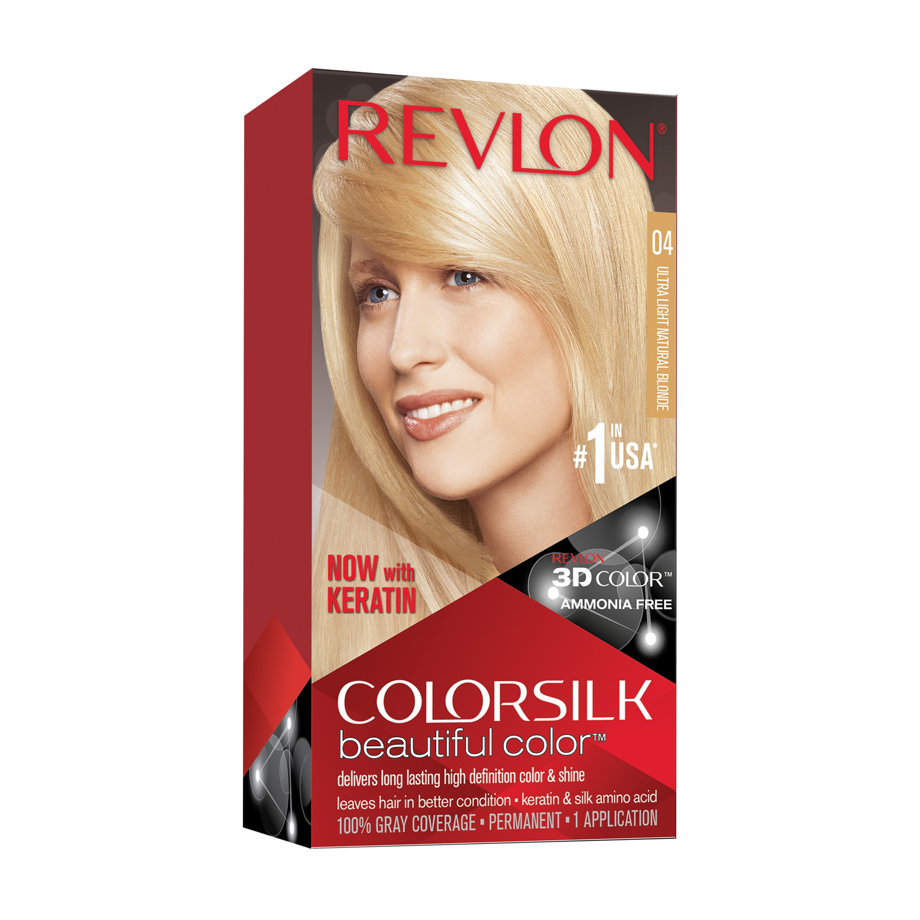 Revlon ColorSilk Beautiful Permanent Hair Color, 75 Warm Golden Blonde, 1  Count 