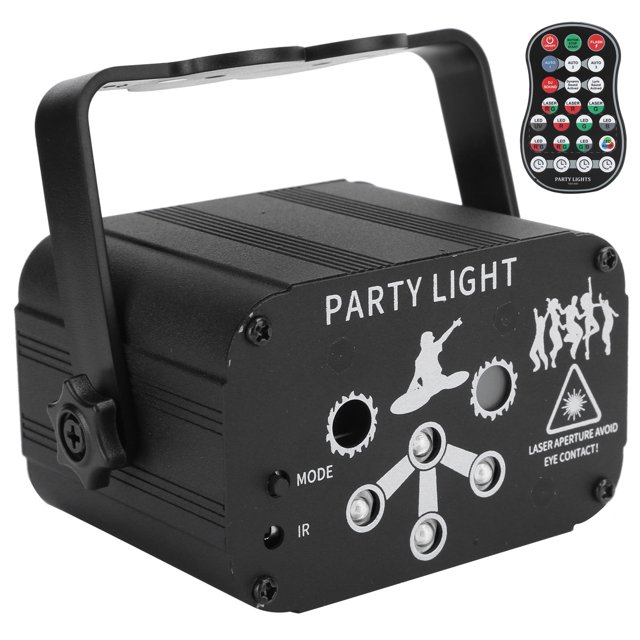 Stage Lamp,6‑Hole Stage Light USB Stage Light Projection Lamp Power Packed Performance