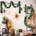 thumbnail image 4 of Christmas Prelit Tinsel Garland, 6.6 Ft Hanging Garland with Multicolored Battery Operated LED String Lights, Christmas Tree Decorations Wedding Party Supplies, 4 of 6