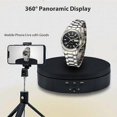 thumbnail image 2 of 5.7 inch Automatic Professional Photography Turntable 360 \u200b\u200bDegree Rotating Video/Jewelry/ Watch Display Stand - Black, 2 of 5