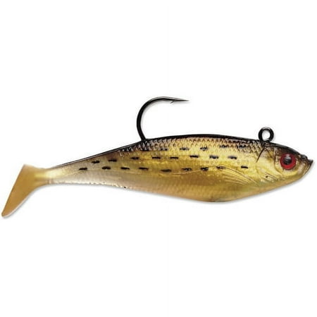 UPC: 0039984920660 | Storm WildEye Swim Shad 3 Fishing Lure 1/4oz Golden Mullet 3pcs