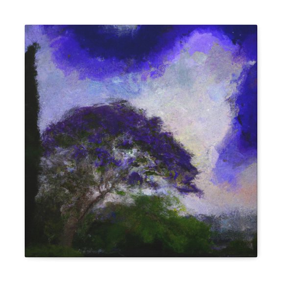 Jacaranda in Poppiness - Canvas