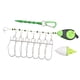 thumbnail image 3 of Encordador de pesca portátil con 7 broches de acero inoxidable y hebilla de seguridad para peces vivos Medio, 3 of 9