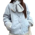 thumbnail image 4 of RXMEKW Waterproof Zip Up Winter Jacket, Womens Short Warm Snow Jacket with Pockets, 4 of 9