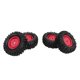 thumbnail image 3 of 4PCS RC Neumáticos de rueda Reemplazo de neumáticos de goma para vehículos de escalada Coche todoterreno 96 mm de diámetro Rojo YUNYI BRAND  Deportes, 3 of 8