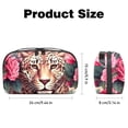 thumbnail image 5 of Rose Leopard Hard Drive Bag Travel Organizer Phone Charger Organizer Small Electronics Travel Organizer Waterproof Oxford Fabric 5.9x9.44x3.14 in, 5 of 6