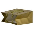 thumbnail image 2 of JAM Paper Small Gift Bags, 6 1/2 x 6 1/2 x 3 1/2, Gold Glossy, 3/Pack, 2 of 3