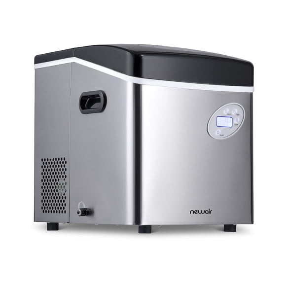 Máquina de hielo NewAir portátil de 23 kg al día, 12 cubos, 7 minutos, SS