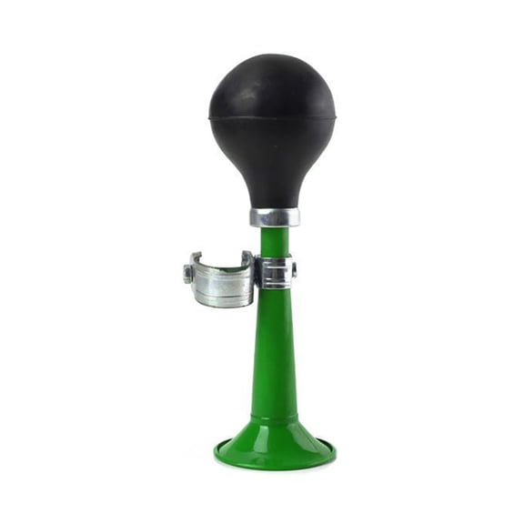 Bicycle Air Horn Retro Bulb Horn Loud Classic Bell for Bike Scooter Handlebar Rubber Squeeze Horn with Metal Bracket Green 2 X 2"