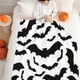 thumbnail image 4 of Manta Temática de Halloween | Manta de Franela para Cama o Sofá | 70X100Cm | Negra | Manta Suave y Ligera para Decoración Del Hogar y Uso Exterior | 1 Unidad, 4 of 6