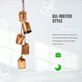 thumbnail image 4 of WASHWEPE Cow Bell Door Hanging Rustic Colors for Holiday Events 5Pcs 10.2*3.3*2.8in, 4 of 6