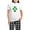 With Checker Pant, variant on CafePress - Irish Green Fleur De Lis Women's Light Pajamas - Women's Short Sleeve Print T-Shirt and Pants Light Cotton Pajama Set