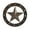 Barn Star, variant on Rivers Edge Products 15 Inch Rustic Metal Wall Art, Wall Decor for Room Decor, Office Decor, Kitchen Decor, House Decor, Western Decor, Western Home Decor, Laser Cut Steel, Praying Cowboy