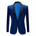 thumbnail image 1 of Men"s Premium Velvet Shawl Lapel Tuxedo Coat Blazer Jacket, 1 of 5