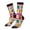 3 Black, variant on Cute Doodles Print Adult Socks for Men & Women,Calf Socks, Ankle Socks,Boots Socks,Breathable Casual Sock,Unisex Crew Socks