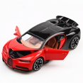 thumbnail image 1 of 1:32 Toy Car Bugatti Chiron Metal Toy Alloy Car Diecasts Toy Vehicles Car Model Miniature Scale Model Car Toys For ChildrenRed, 1 of 4
