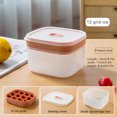 thumbnail image 3 of Moldes de cubitos de hielo con bandejas de tapa Bebidas congeladas DIY Making Plaza Molde Restaurante Herramientas de fiesta Refrigerador Hielo Tray S Box 12 Cavidades kenally HA012450-02, 3 of 7