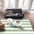thumbnail image 4 of Area Rug 5'x7' Geometric Sage Green Stripes Washable Area Rugs Non Shedding Floor Carpet Rubber Backing Non-Slip Indoor Mats for Living Room Bedroom Kitchen, 4 of 8