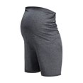 thumbnail image 3 of YHAJDS Women's Workout Yoga Shorts Solid Color Adjustable Button Side Pockets High Elastic Over the Belly Short Bottoms for Women Spring Summer Outdoor, 3 of 8
