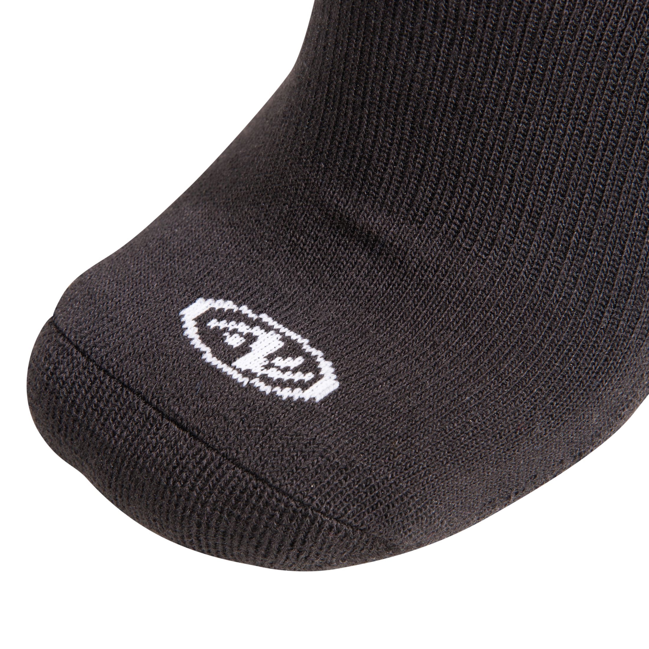 (6 pack) Athletic Works Unisex Baseball/Softball Socks, 2-Pair Pack, Black