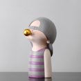 thumbnail image 3 of Resina Linda escultura pieza, moderno personaje de dibujos animados decorativo para el hogar, oficina, y escritorio, habitación de - C_Boy_Purple Sunnimix estatua de escultura de escritorio, 3 of 8