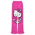 thumbnail image 5 of Hello Kitty Women Pajama Pants Comfy Pj Bottoms Soft Printed Lounge Pant with Pockets, 5 of 7