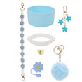 thumbnail image 1 of Lindos Charmet Charms Siliocne Boot 7pcs Accessy Set para Cup Incluye, 1 of 9