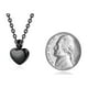 thumbnail image 2 of Collar de urna de cremación para mujeres y hombres, colgante de recuerdo de cenizas de acero inoxidable, collar conmemorativo de corazón pequeño, cremación, 2 of 5