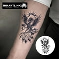 thumbnail image 2 of shiyou-Tattoo Tech, 2 Sheets Extra-Large Semi Permanent Tattoo, Adult Art Design Temporary Tattoos, Lasts 1-2 Weeks, Waterproof, Realistic Look, No Adhesive, No Reflection (Phoenix Design), 2 of 4