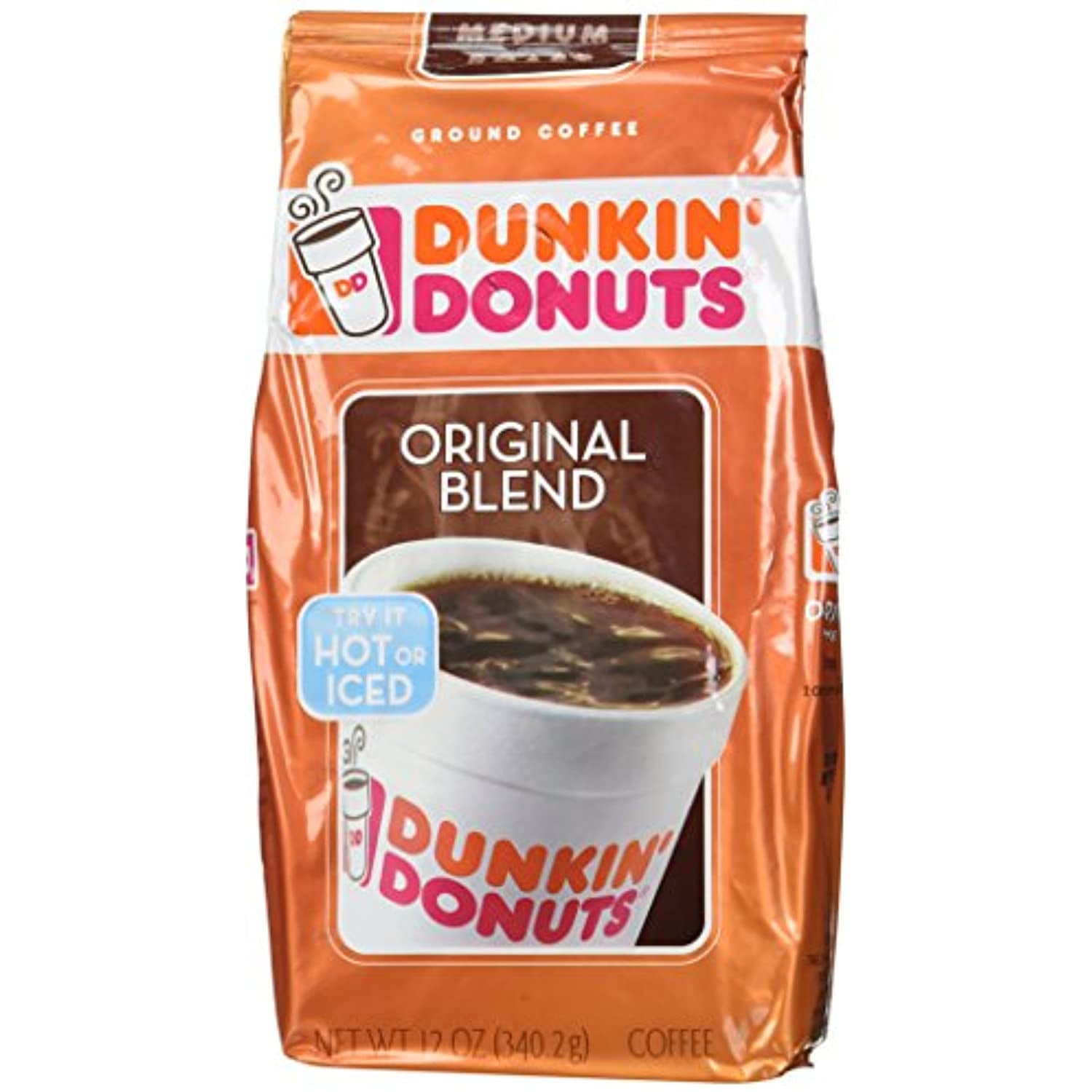 Dunkin Donuts Original Blend 12 Oz Ground Coffee (Pack Of 2)
