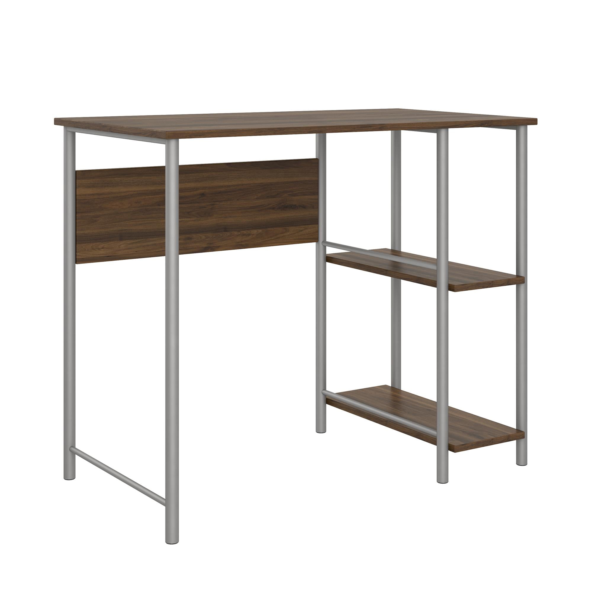 Details About Basic Computer Laptop Desk Kids Room Dorm Study Work Station Shelves Small Space