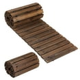 thumbnail image 5 of TidBay 8/12FT x 43cm Garden Pathway, Wooden Garden Pathway, Outdoor Roll Out Walkway Pathway, Wooden Garden Bridge Walking Passage for Patio, Lawn, Backyard, Beach, 5 of 6
