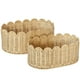 thumbnail image 1 of Set de cestas BEBE BASK Premium Festoneadas, 2 unidades, color natural, 1 of 9
