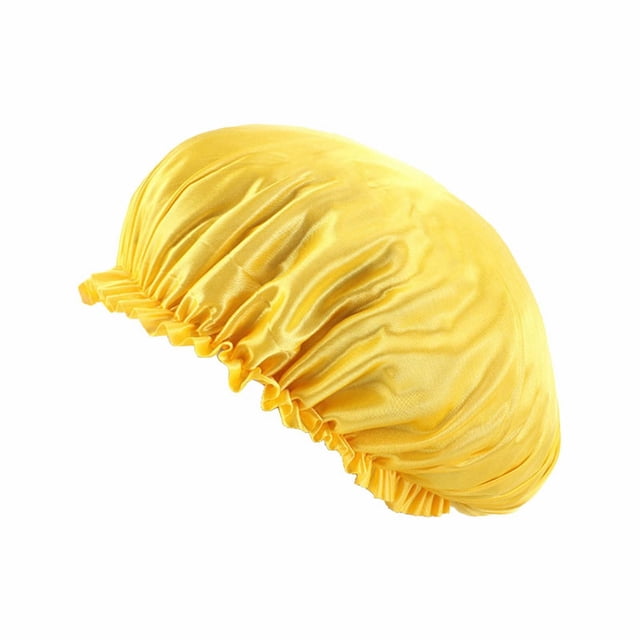 Imitation Silk Lace Round Cap Sleeping Cap Chemotherapy Cap Beauty And Hairdressing Cap Extra Large Reversible Adjustable Satin Cap Sleeping Curly Natural Hair