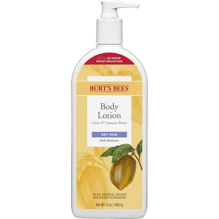 Burt's Bees Cocoa & Cupuau Butter Body Lotion, Dry Skin - 12
