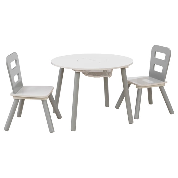 Kidkraft Round Storage Table & 2 Chair Set - Multiple Colors