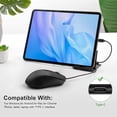 thumbnail image 1 of Gaming Mouse, Type-C 1000Dpi Low Latency, 3-Button Optical Tracking (Black), 1 of 4